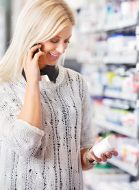customer calling ger pharmacist